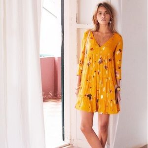 Sezane silk 👗 dress (Aure in yellow)